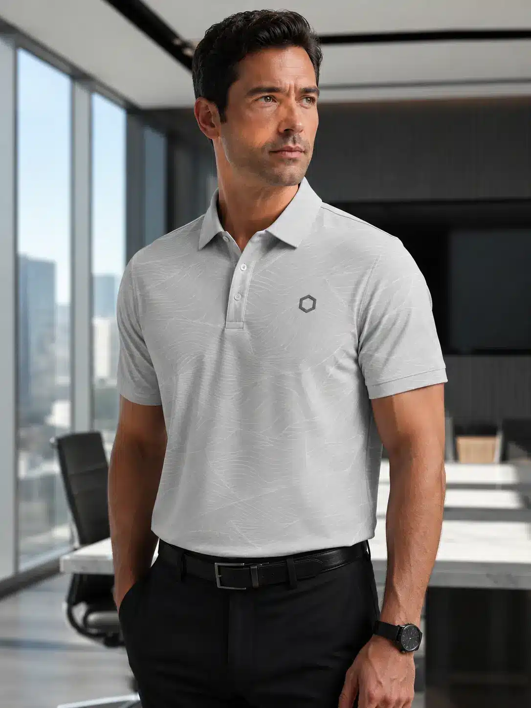 Platinum Gray Executive Uniform View