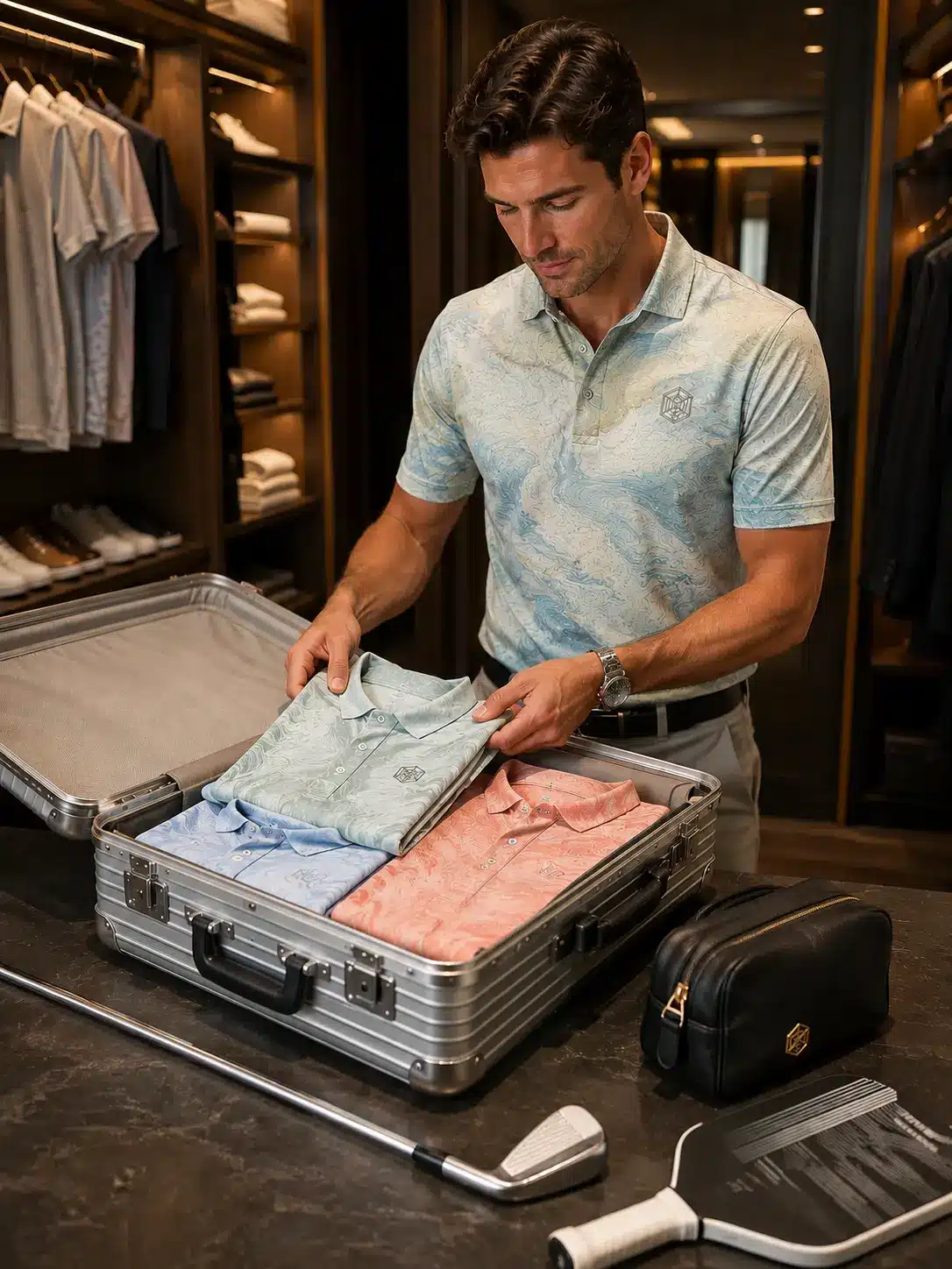 Executive Travel Luggage Staging